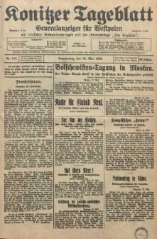 Konitzer Tageblatt.Amtliches Publikations=Organ, nr123
