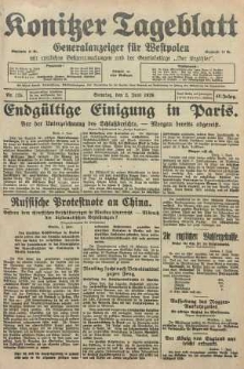 Konitzer Tageblatt.Amtliches Publikations=Organ, nr125