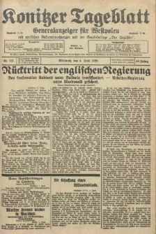 Konitzer Tageblatt.Amtliches Publikations=Organ, nr127