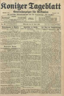 Konitzer Tageblatt.Amtliches Publikations=Organ, nr133