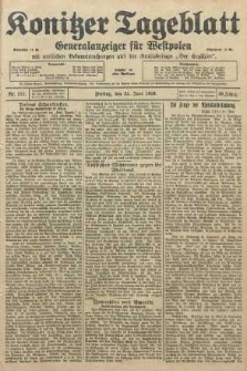 Konitzer Tageblatt.Amtliches Publikations=Organ, nr141