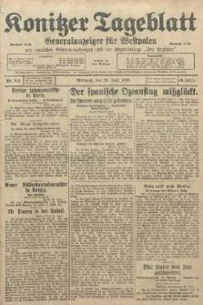 Konitzer Tageblatt.Amtliches Publikations=Organ, nr145