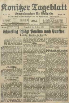 Konitzer Tageblatt.Amtliches Publikations=Organ, nr148