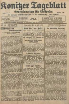 Konitzer Tageblatt.Amtliches Publikations=Organ, nr151