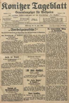 Konitzer Tageblatt.Amtliches Publikations=Organ, nr156