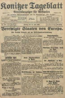 Konitzer Tageblatt.Amtliches Publikations=Organ, nr158