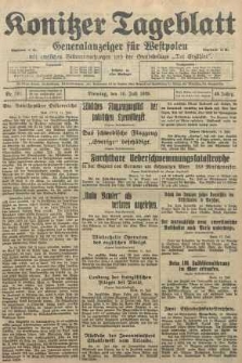 Konitzer Tageblatt.Amtliches Publikations=Organ, nr161