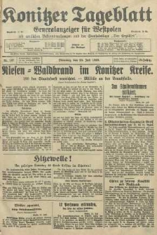 Konitzer Tageblatt.Amtliches Publikations=Organ, nr167