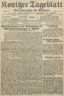 Konitzer Tageblatt.Amtliches Publikations=Organ, nr171