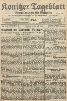 Konitzer Tageblatt.Amtliches Publikations=Organ, nr173