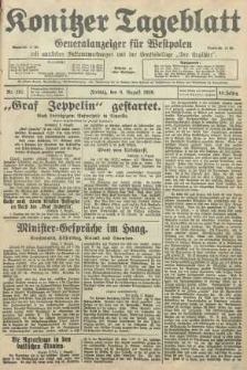 Konitzer Tageblatt.Amtliches Publikations=Organ, nr182