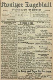 Konitzer Tageblatt.Amtliches Publikations=Organ, nr185