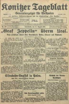 Konitzer Tageblatt.Amtliches Publikations=Organ, nr188