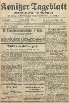 Konitzer Tageblatt.Amtliches Publikations=Organ, nr203