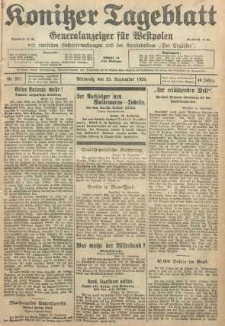 Konitzer Tageblatt.Amtliches Publikations=Organ, nr221