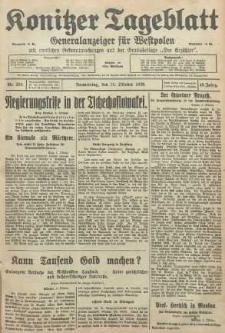Konitzer Tageblatt.Amtliches Publikations=Organ, nr234