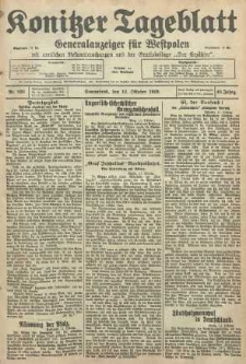 Konitzer Tageblatt.Amtliches Publikations=Organ, nr236