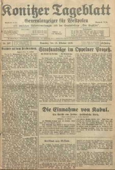 Konitzer Tageblatt.Amtliches Publikations=Organ, nr237