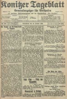 Konitzer Tageblatt.Amtliches Publikations=Organ, nr242