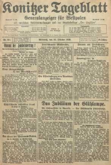 Konitzer Tageblatt.Amtliches Publikations=Organ, nr251