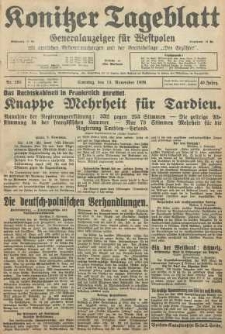Konitzer Tageblatt.Amtliches Publikations=Organ, nr260