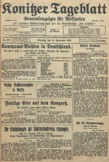 Konitzer Tageblatt.Amtliches Publikations=Organ, nr267