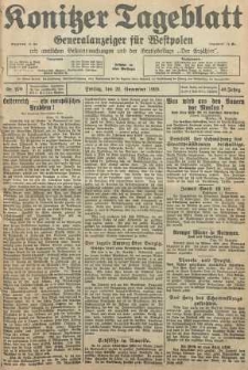 Konitzer Tageblatt.Amtliches Publikations=Organ, nr270