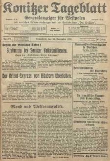 Konitzer Tageblatt.Amtliches Publikations=Organ, nr271