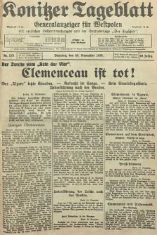 Konitzer Tageblatt.Amtliches Publikations=Organ, nr273