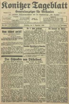 Konitzer Tageblatt.Amtliches Publikations=Organ, nr278