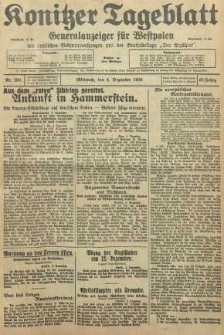Konitzer Tageblatt.Amtliches Publikations=Organ, nr280