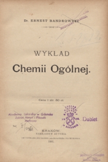 Wykład chemii ogólnej