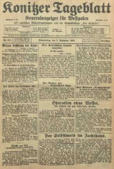 Konitzer Tageblatt.Amtliches Publikations=Organ, nr281