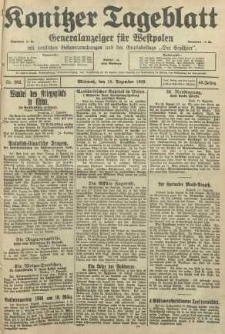 Konitzer Tageblatt.Amtliches Publikations=Organ, nr292