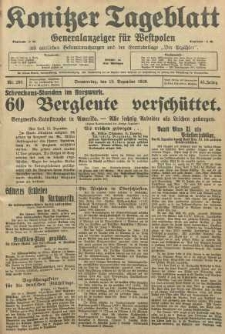 Konitzer Tageblatt.Amtliches Publikations=Organ, nr293