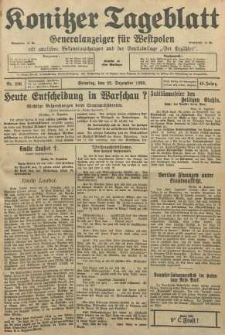 Konitzer Tageblatt.Amtliches Publikations=Organ, nr296