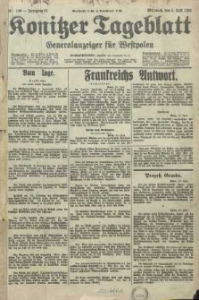 Konitzer Tageblatt.Amtliches Publikations=Organ, nr148