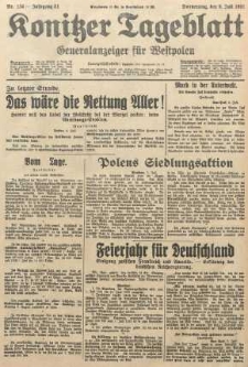 Konitzer Tageblatt.Amtliches Publikations=Organ, nr155
