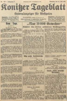 Konitzer Tageblatt.Amtliches Publikations=Organ, nr159