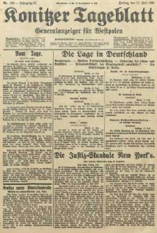 Konitzer Tageblatt.Amtliches Publikations=Organ, nr162