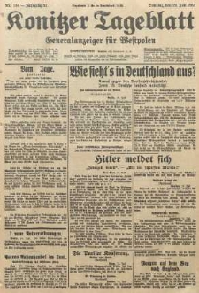 Konitzer Tageblatt.Amtliches Publikations=Organ, nr164
