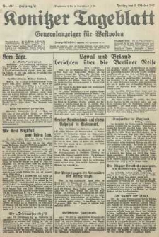 Konitzer Tageblatt.Amtliches Publikations=Organ, nr227