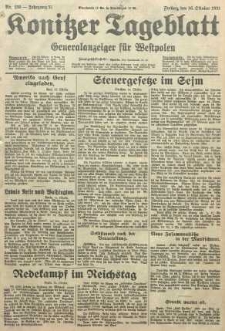 Konitzer Tageblatt.Amtliches Publikations=Organ, nr239