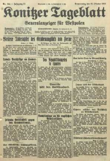 Konitzer Tageblatt.Amtliches Publikations=Organ, nr244