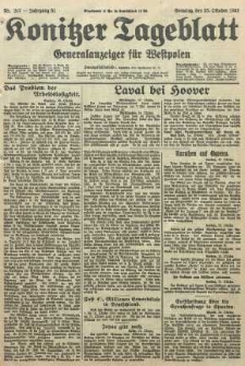 Konitzer Tageblatt.Amtliches Publikations=Organ, nr247