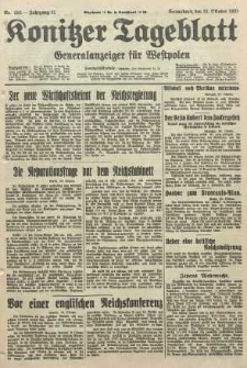 Konitzer Tageblatt.Amtliches Publikations=Organ, nr252