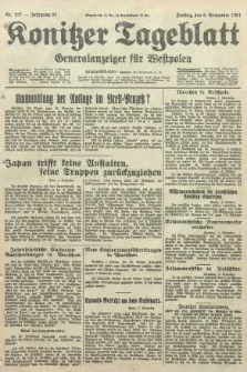 Konitzer Tageblatt.Amtliches Publikations=Organ, nr257