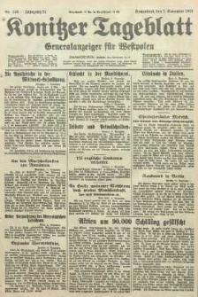 Konitzer Tageblatt.Amtliches Publikations=Organ, nr258