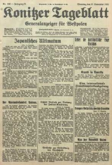 Konitzer Tageblatt.Amtliches Publikations=Organ, nr266