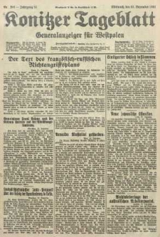 Konitzer Tageblatt.Amtliches Publikations=Organ, nr296